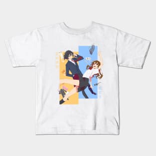 Horimiya Hori and Miyamura Kids T-Shirt